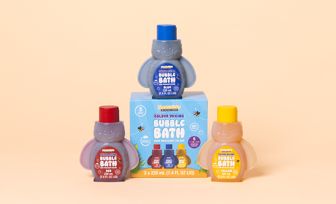 Honeysticks Colour Mixing Bubble Bath