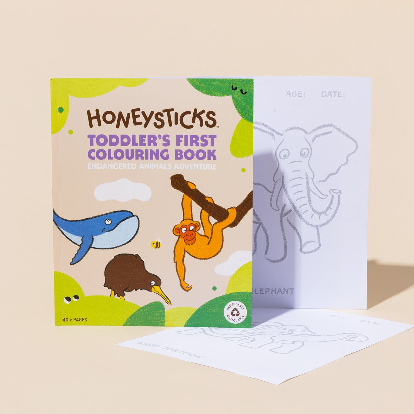 Say Hello to Our New-Look Toddler's First Colouring Book! 🐝