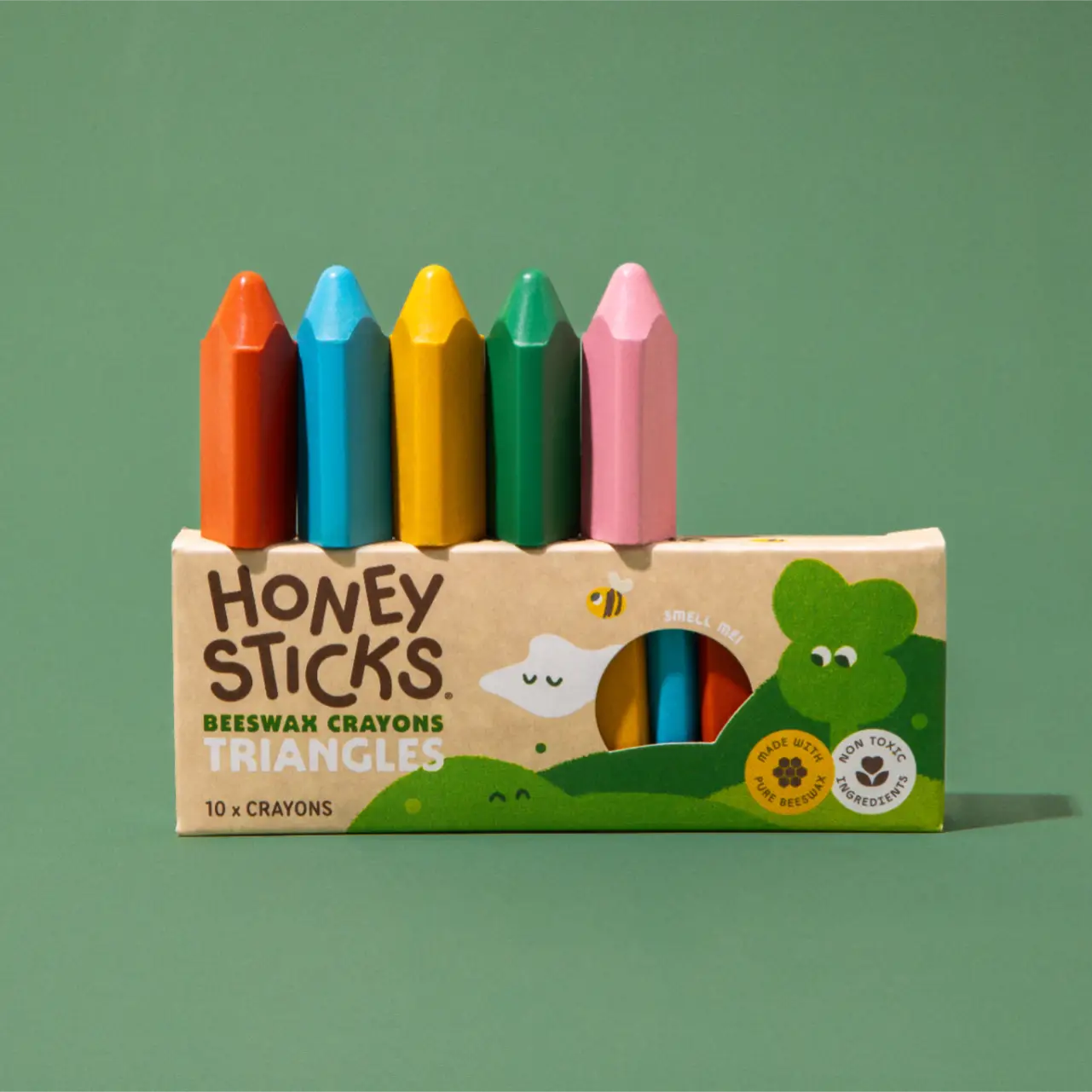 Honeysticks Beeswax Crayons Triangles 10pk – Honeysticks AU