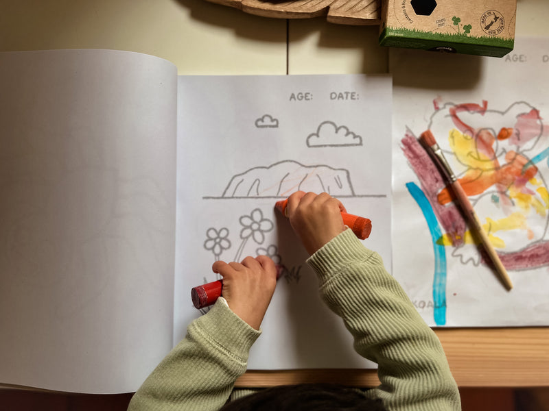 Toddlers First Colouring Book - An Aussie Adventure